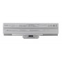 Sony Vaio VGN-FW44MR батерии Mitsu 4400 mAh (49 Wh), 6 клетки Li-Ion 11.1V (10.8V) (сребърна)