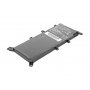 Asus A555LD батерии 4650 mAh (35 Wh), 4 клетки Li-polymer 7.6V (7.4V)