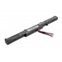 Asus F751LN батерии Mitsu 2200 mAh (32 Wh), 4 клетки Li-Ion 14.4V (14.8V)