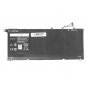 Dell XPS 13 (9360) 3591SLV батерии Mitsu 6100 mAh (46 Wh), 4 клетки Li-Ion 7.6V (7.4V)