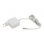 Apple Macbook 12 Зарядно Mitsu за лаптоп 45W 5V 2.4A9V 3A12V 3A15V 3A18V 2.5A20V 2.25A (white)