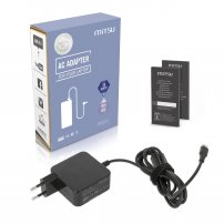 Xiaomi Mi A2 Зарядно Mitsu за лаптоп 45W 5V 2.4A9V 3A12V 3A15V 3A18V 2.5A20V 2.25A (black)